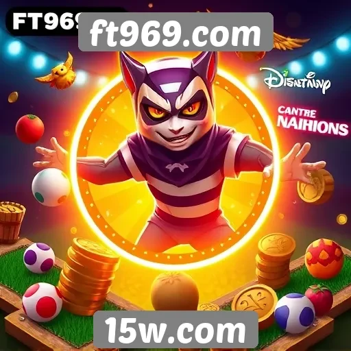 Variedade de jogos disponíveis no ft969.com